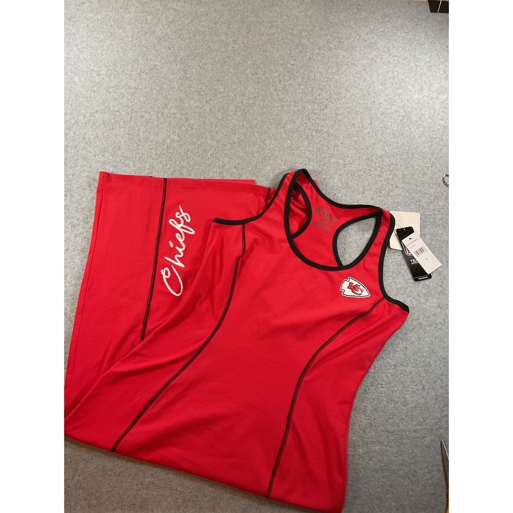 NWT WEAR by Erin Andrews Kansas City Chiefs Red Racerback Maxi Women Medium #685